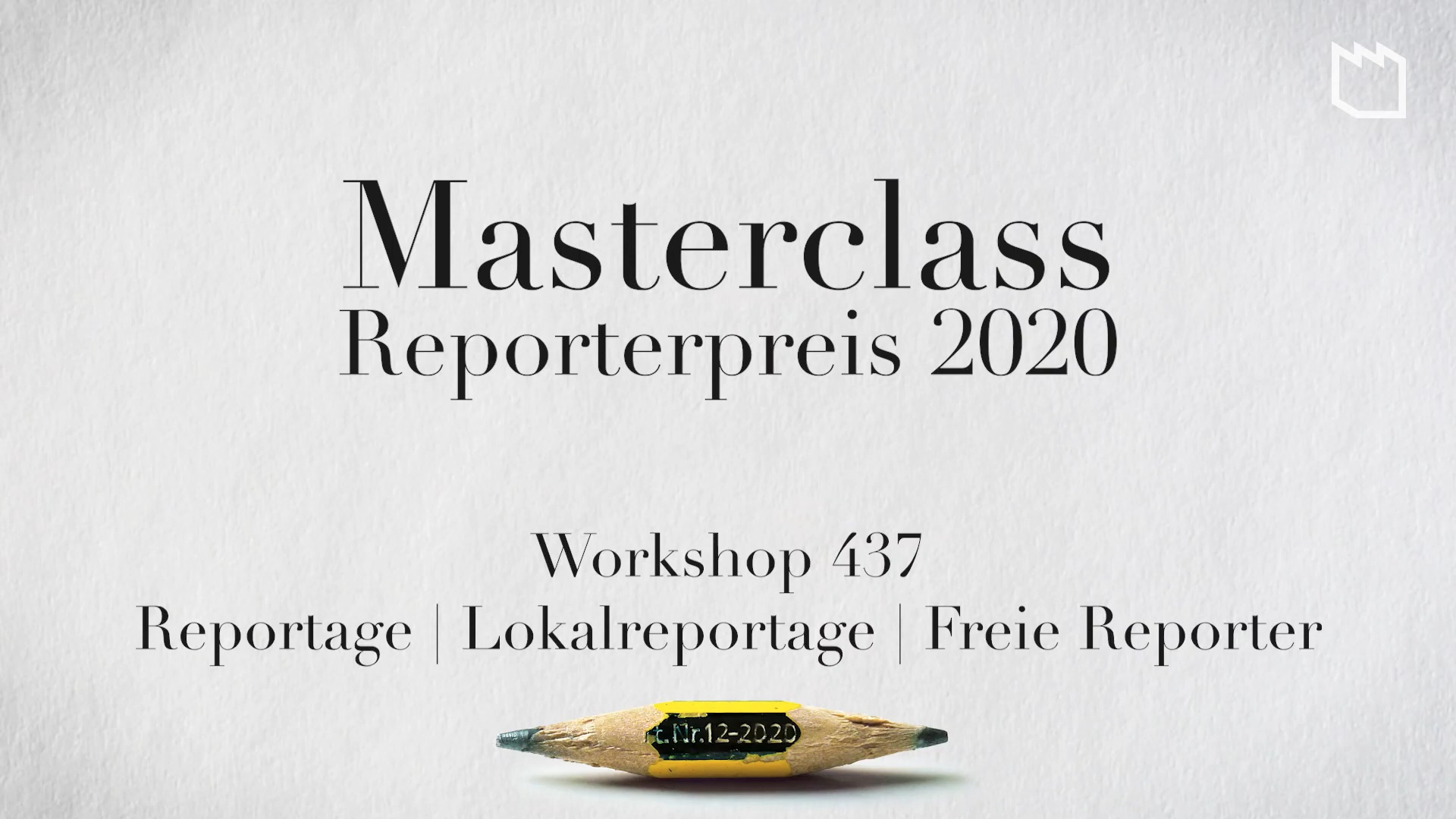 Masterclass Reporterpreis: Reportage | Lokalreportage | Freier Journalismus Workshop 437